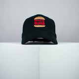 Nice buns / Burger King embroidered baseball cap black / brand twisters / food / fast food / embroidery / patch / dad / hat / cap / clothing // Hatty Hats / iron on patch / dad hat embroidered patch / badge / applique / embroidered / punk patches / trucker hat / snapback / caps / dad hats / baseball hat / mens hat / womens hat / embroidered hat / dad cap / embroidered cap