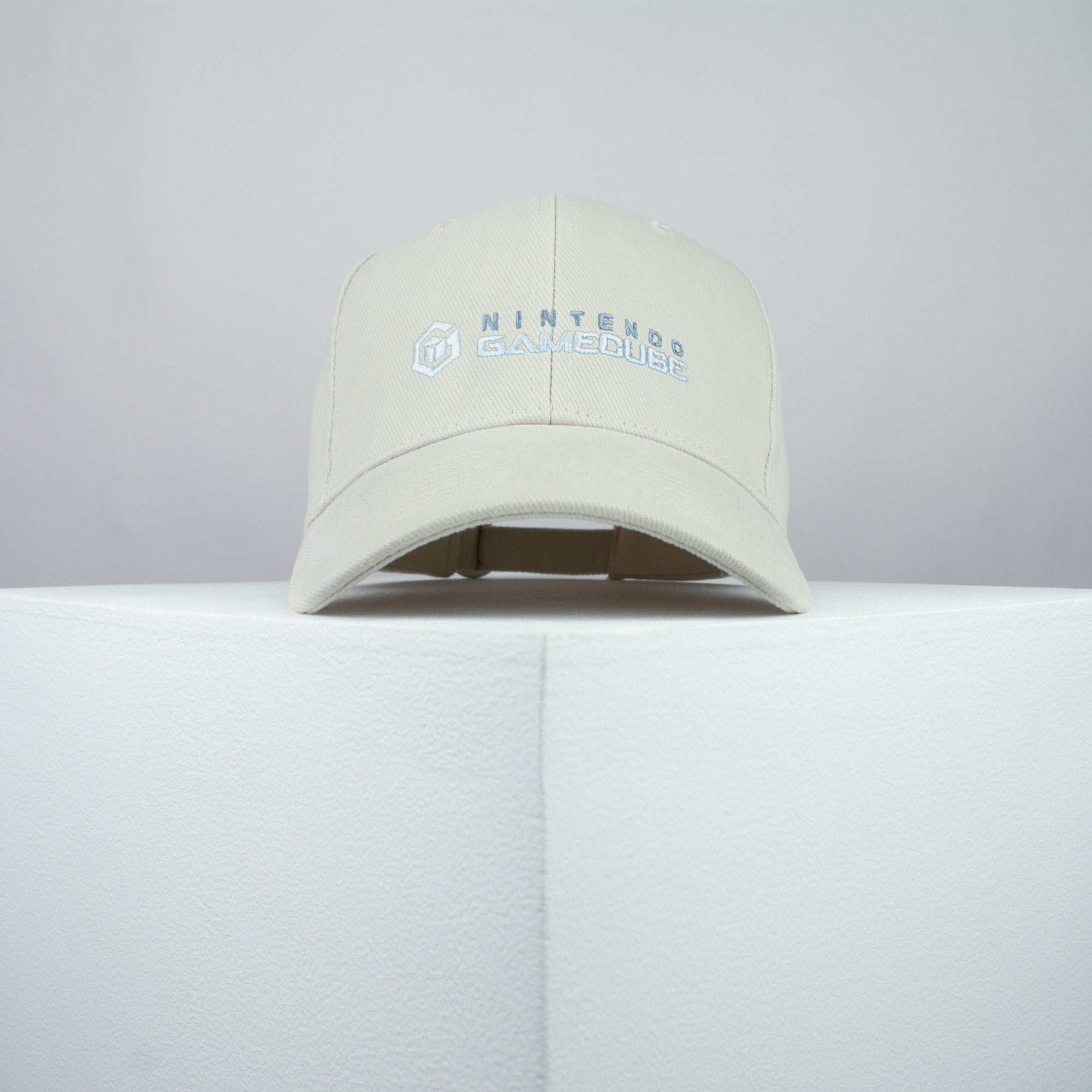 Nintendo Gamecube embroidered baseball cap beige / gamer / gaming / retro video games / embroidery / patch / hat / dad hat / cap / iron on patch / embroidered patch / badge / applique / embroidered / punk patches / trucker hat / snapback / caps / dad hats / baseball hat / mens hat / womens hat / embroidered hat / dad cap / embroidered cap