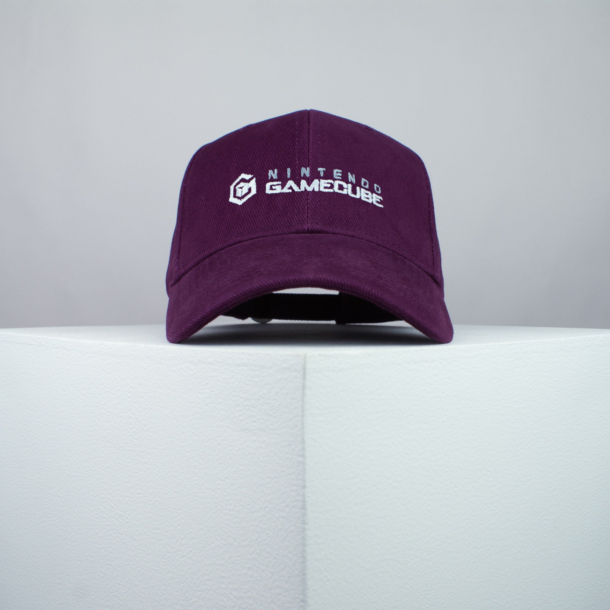 Nintendo Gamecube embroidered baseball cap burgundy / gamer / gaming / retro video games / embroidery / patch / hat / dad hat / cap / iron on patch / embroidered patch / badge / applique / embroidered / punk patches / trucker hat / snapback / caps / dad hats / baseball hat / mens hat / womens hat / embroidered hat / dad cap / embroidered cap