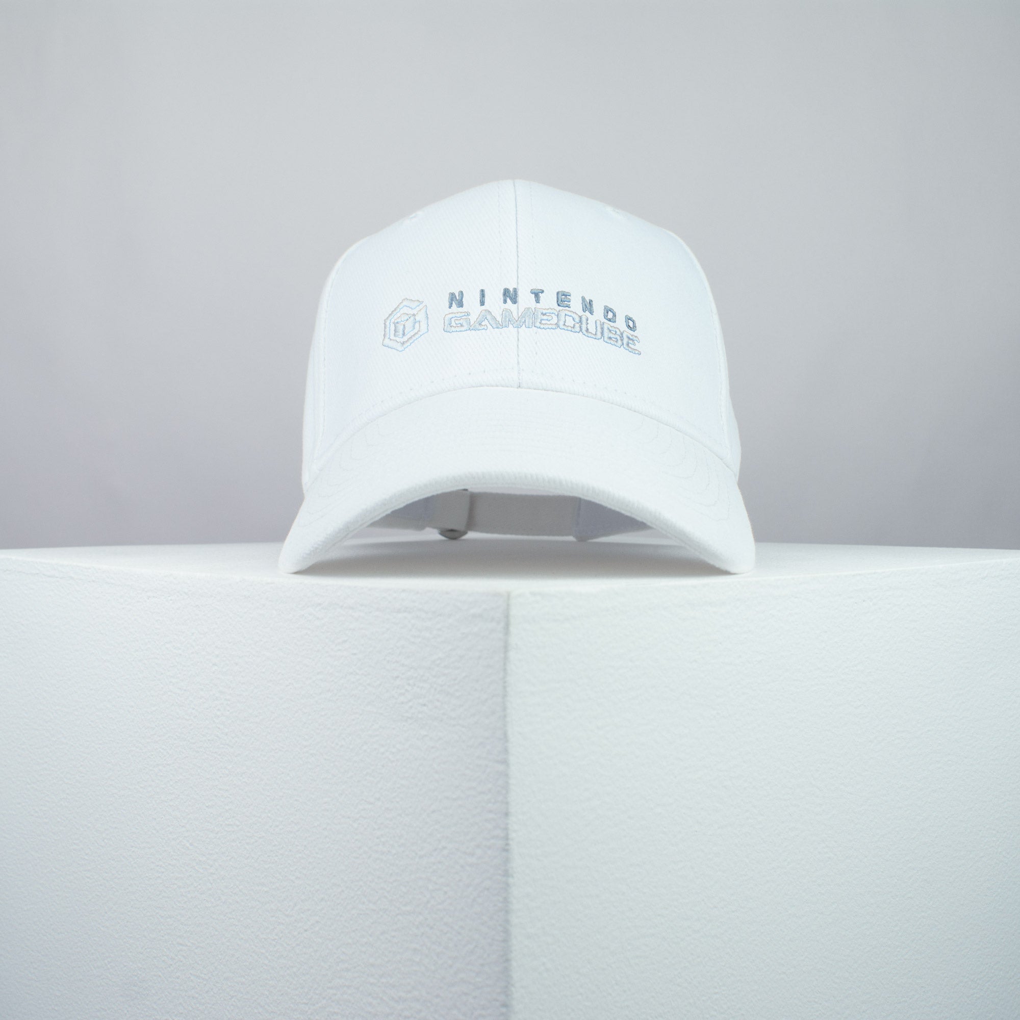 Nintendo Gamecube embroidered baseball cap white / gamer / gaming / retro video games / embroidery / patch / hat / dad hat / cap / iron on patch / embroidered patch / badge / applique / embroidered / punk patches / trucker hat / snapback / caps / dad hats / baseball hat / mens hat / womens hat / embroidered hat / dad cap / embroidered cap