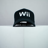 Nintendo Wii embroidered baseball cap black / gamer / gaming / retro video games / embroidery / patch / hat / dad hat / cap / iron on patch / embroidered patch / badge / applique / embroidered / punk patches / trucker hat / snapback / caps / dad hats / baseball hat / mens hat / womens hat / embroidered hat / dad cap / embroidered cap