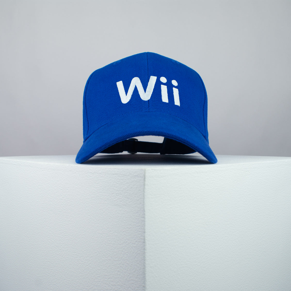Nintendo Wii embroidered baseball cap blue / gamer / gaming / retro video games / embroidery / patch / hat / dad hat / cap / iron on patch / embroidered patch / badge / applique / embroidered / punk patches / trucker hat / snapback / caps / dad hats / baseball hat / mens hat / womens hat / embroidered hat / dad cap / embroidered cap