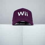 Nintendo Wii embroidered baseball cap burgundy / gamer / gaming / retro video games / embroidery / patch / hat / dad hat / cap / iron on patch / embroidered patch / badge / applique / embroidered / punk patches / trucker hat / snapback / caps / dad hats / baseball hat / mens hat / womens hat / embroidered hat / dad cap / embroidered cap