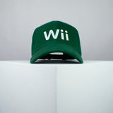 Nintendo Wii embroidered baseball cap green / gamer / gaming / retro video games / embroidery / patch / hat / dad hat / cap / iron on patch / embroidered patch / badge / applique / embroidered / punk patches / trucker hat / snapback / caps / dad hats / baseball hat / mens hat / womens hat / embroidered hat / dad cap / embroidered cap