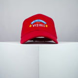 Not all wounds are visible embroidered baseball cap red / yoga / mental health / self care / gift for her / embroidery / patch / hat / dad hat / cap // Hatty Hats / iron on patch / embroidered patch / badge / applique / embroidered / punk patches / trucker hat / snapback / caps / dad hats / baseball hat / mens hat / womens hat / embroidered hat / dad cap / embroidered cap