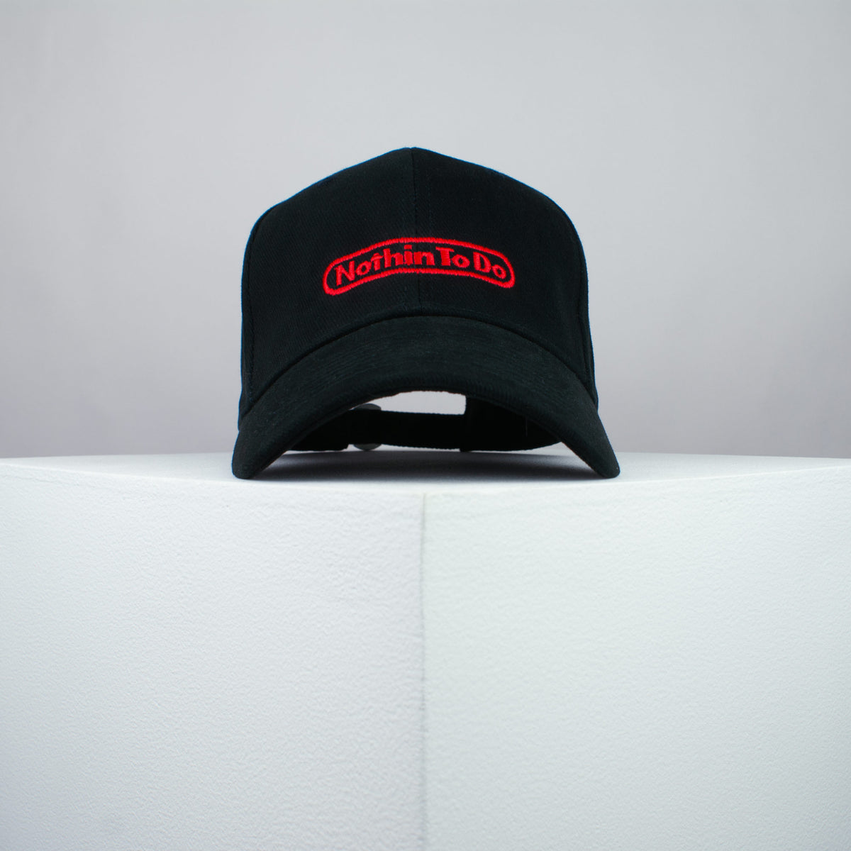 NothinToDo / Nintendo embroidered baseball cap black / brand twisters / retro / gamer / gaming / embroidery / patch / dad / hat / cap / clothing // Hatty Hats / iron on patch / dad hat embroidered patch / badge / applique / embroidered / punk patches / trucker hat / snapback / caps / dad hats / baseball hat / mens hat / womens hat / embroidered hat / dad cap / embroidered cap