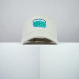 On my vibe embroidered baseball cap beige / yoga / meditation / anxiety / gift for her / embroidery / patch / hat / dad hat / cap / iron on patch / embroidered patch / badge / applique / embroidered / punk patches / trucker hat / snapback / caps / dad hats / baseball hat / mens hat / womens hat / embroidered hat / dad cap / embroidered cap