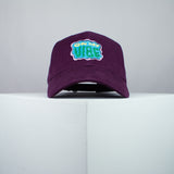On my vibe embroidered baseball cap burgundy / yoga / meditation / anxiety / gift for her / embroidery / patch / hat / dad hat / cap / iron on patch / embroidered patch / badge / applique / embroidered / punk patches / trucker hat / snapback / caps / dad hats / baseball hat / mens hat / womens hat / embroidered hat / dad cap / embroidered cap