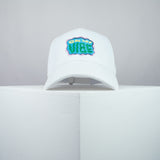 On my vibe embroidered baseball cap white / yoga / meditation / anxiety / gift for her / embroidery / patch / hat / dad hat / cap / iron on patch / embroidered patch / badge / applique / embroidered / punk patches / trucker hat / snapback / caps / dad hats / baseball hat / mens hat / womens hat / embroidered hat / dad cap / embroidered cap