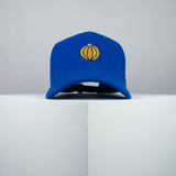 Onion embroidered baseball cap blue / vegan / gift / food / embroidery / patch / hat / dad hat / cap / iron on patch / embroidered patch / badge / applique / embroidered / punk patches / trucker hat / snapback / caps / dad hats / baseball hat / mens hat / womens hat / embroidered hat / dad cap / embroidered cap