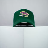 Our Earth embroidered baseball cap green / happy hippie / boho / bohemian / eco friendly / embroidery / patch / hat / dad hat / cap / iron on patch / embroidered patch / badge / applique / embroidered / punk patches / trucker hat / snapback / caps / dad hats / baseball hat / mens hat / womens hat / embroidered hat / dad cap / embroidered cap