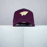 Paper plane embroidered baseball cap burgundy / origami / gift / paper / embroidery / patch / hat / dad hat / cap / iron on patch / embroidered patch / badge / applique / embroidered / punk patches / trucker hat / snapback / caps / dad hats / baseball hat / mens hat / womens hat / embroidered hat / dad cap / embroidered cap