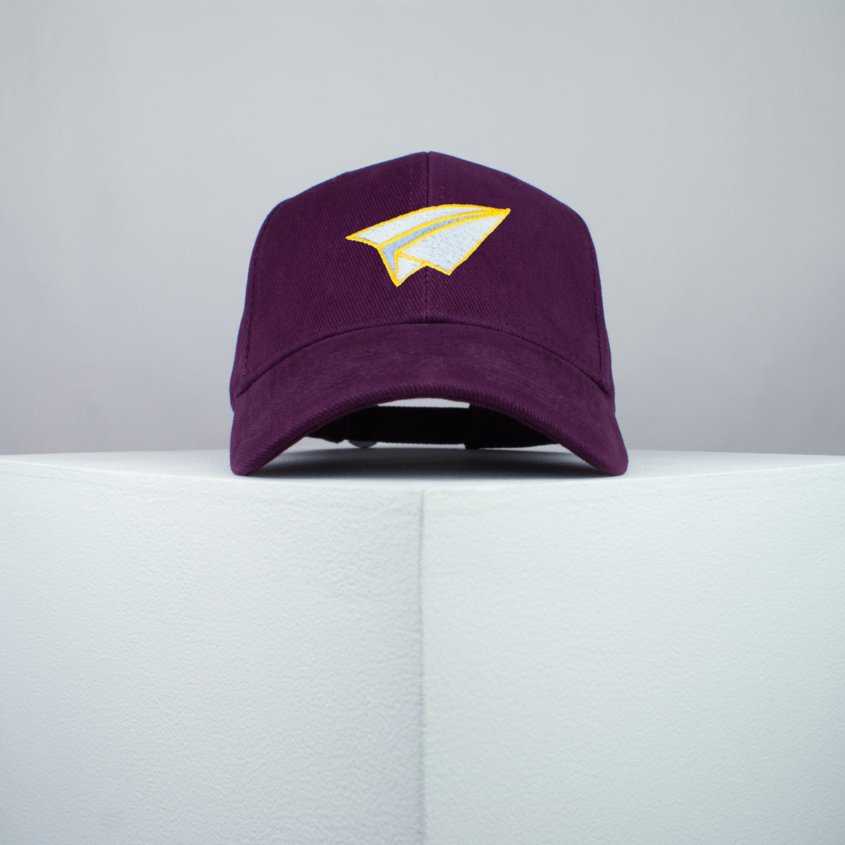 Paper plane embroidered baseball cap burgundy / origami / gift / paper / embroidery / patch / hat / dad hat / cap / iron on patch / embroidered patch / badge / applique / embroidered / punk patches / trucker hat / snapback / caps / dad hats / baseball hat / mens hat / womens hat / embroidered hat / dad cap / embroidered cap