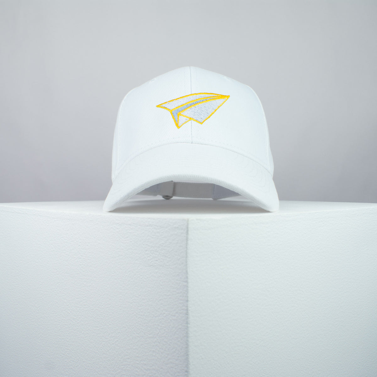 Paper plane embroidered baseball cap white / origami / gift / paper / embroidery / patch / hat / dad hat / cap / iron on patch / embroidered patch / badge / applique / embroidered / punk patches / trucker hat / snapback / caps / dad hats / baseball hat / mens hat / womens hat / embroidered hat / dad cap / embroidered cap