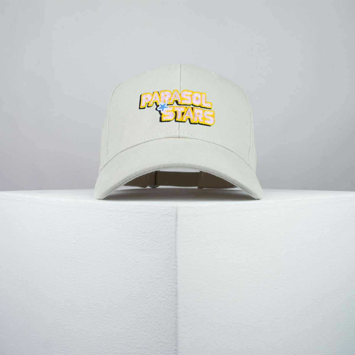 Parasol Stars Nintendo Gameboy game embroidered baseball cap beige / retro / vintage / gamer / gaming / embroidery / patch / hat / dad hat / cap / iron on patch / embroidered patch / badge / applique / embroidered / punk patches / trucker hat / snapback / caps / dad hats / baseball hat / mens hat / womens hat / embroidered hat / dad cap / embroidered cap