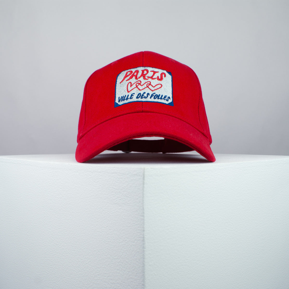 Paris embroidered baseball cap red / France / French / retro / vintage / Eiffel tower / embroidery / patch / dad / hat / cap / clothing // Hatty Hats / iron on patch / dad hat embroidered patch / badge / applique / embroidered / punk patches / trucker hat / snapback / caps / dad hats / baseball hat / mens hat / womens hat / embroidered hat / dad cap / embroidered cap