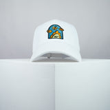 Peeking Butterfly embroidered baseball cap white / happy hippie / boho / bohemian / dragonfly / embroidery / patch / hat / dad hat / cap / iron on patch / embroidered patch / badge / applique / embroidered / punk patches / trucker hat / snapback / caps / dad hats / baseball hat / mens hat / womens hat / embroidered hat / dad cap / embroidered cap