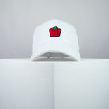 Pepper embroidered baseball cap white / vegan / gift / food / embroidery / patch / hat / dad hat / cap / iron on patch / embroidered patch / badge / applique / embroidered / punk patches / trucker hat / snapback / caps / dad hats / baseball hat / mens hat / womens hat / embroidered hat / dad cap / embroidered cap