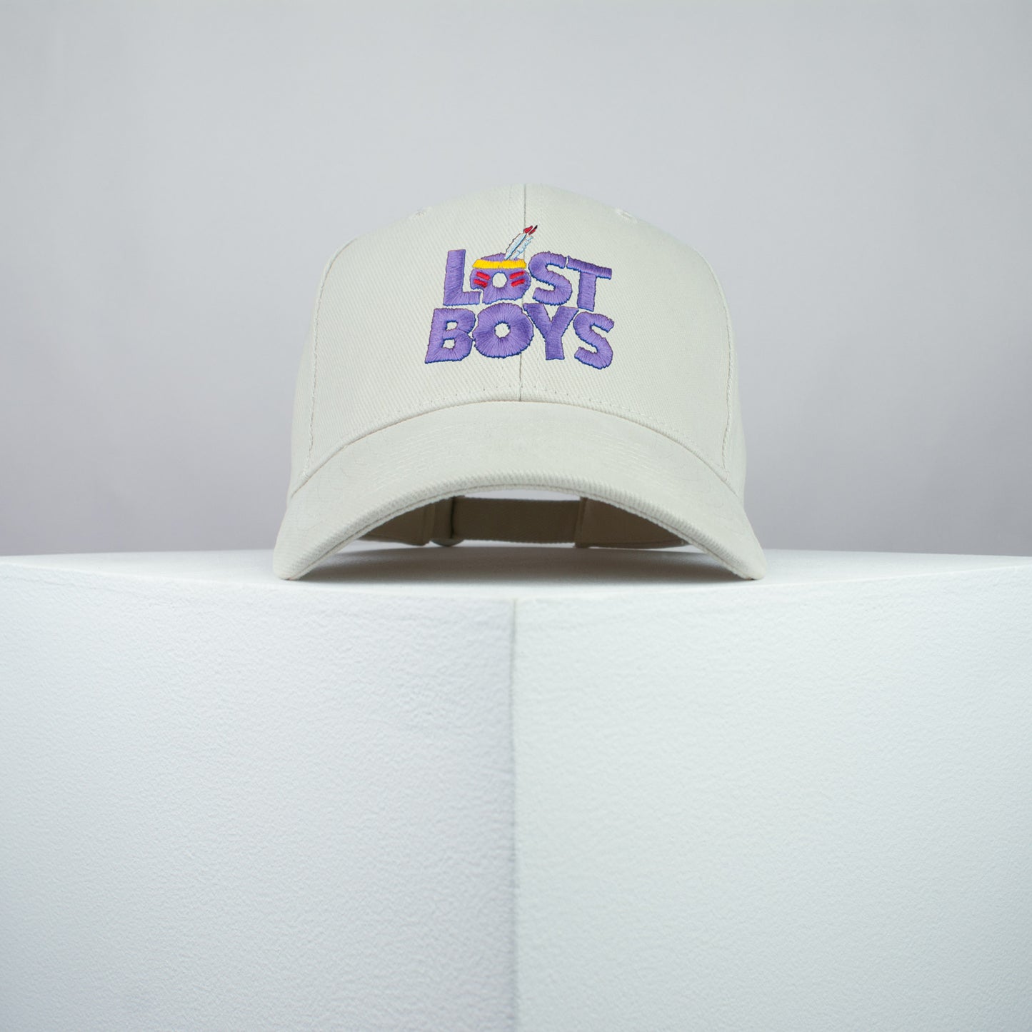 Peter Pan lost boys embroidered baseball cap beige / neverland / disney / fairy / tinkerbell / embroidery / patch / dad / hat / cap / clothing // Hatty Hats / iron on patch / dad hat embroidered patch / badge / applique / embroidered / punk patches / trucker hat / snapback / caps / dad hats / baseball hat / mens hat / womens hat / embroidered hat / dad cap / embroidered cap