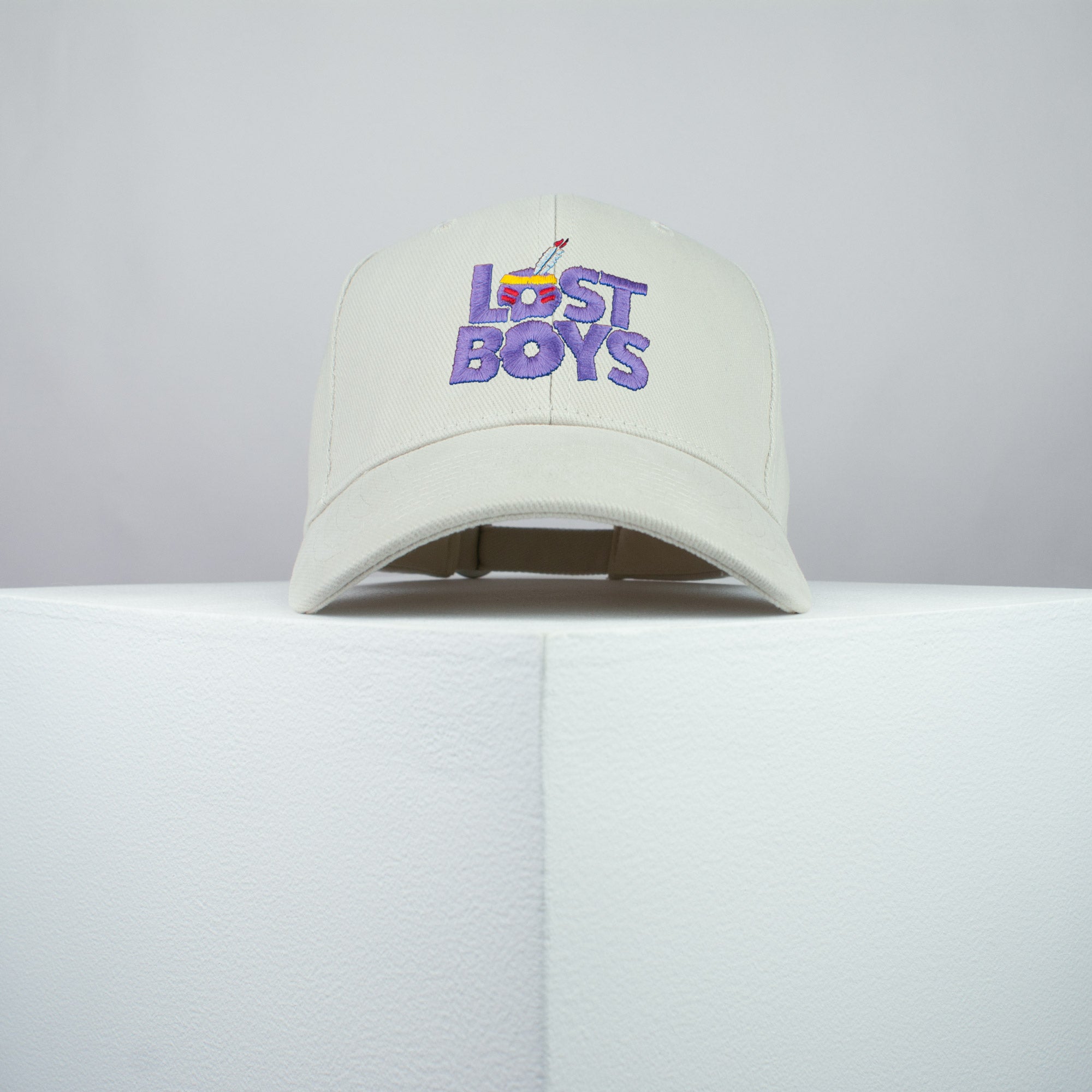 Peter Pan lost boys embroidered baseball cap beige / neverland / disney / fairy / tinkerbell / embroidery / patch / dad / hat / cap / clothing // Hatty Hats / iron on patch / dad hat embroidered patch / badge / applique / embroidered / punk patches / trucker hat / snapback / caps / dad hats / baseball hat / mens hat / womens hat / embroidered hat / dad cap / embroidered cap