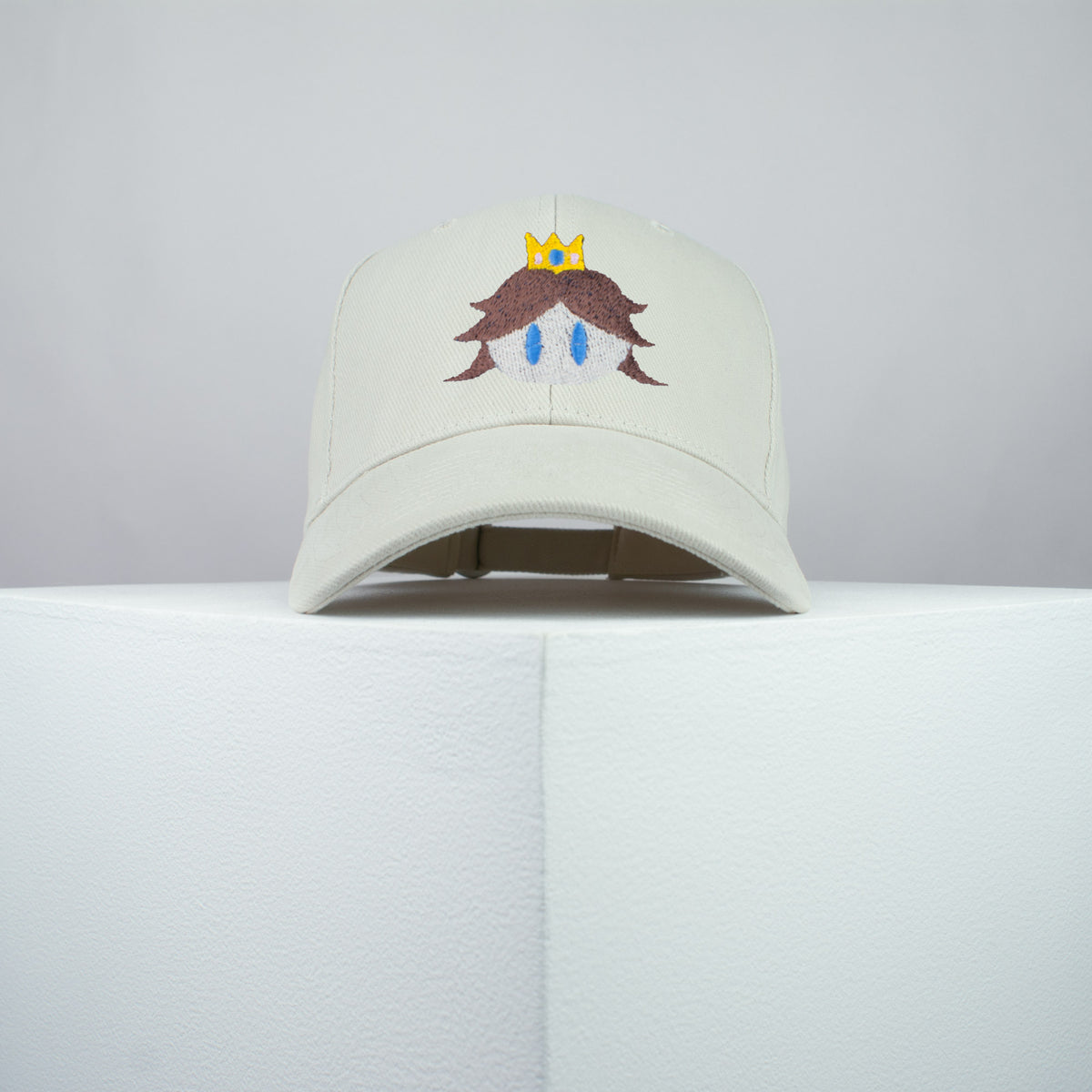 Super Mario Princess Daisy embroidered baseball cap olive green / mario / nintendo / gamer / gaming / embroidery / patch / hat / dad hat / cap / iron on patch / embroidered patch / badge / applique / embroidered / punk patches / trucker hat / snapback / caps / dad hats / baseball hat / mens hat / womens hat / embroidered hat / dad cap / embroidered cap