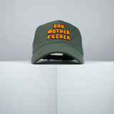 Pulp Fiction bad mother fucker embroidered baseball cap olive green / wallet / t shirt / poster / dance / embroidery / patch / dad / hat / cap / clothing // Hatty Hats / iron on patch / dad hat embroidered patch / badge / applique / embroidered / punk patches / trucker hat / snapback / caps / dad hats / baseball hat / mens hat / womens hat / embroidered hat / dad cap / embroidered cap