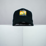Quietly courageous embroidered baseball cap black / yoga / mental health / self care / gift for her / embroidery / patch / hat / dad hat / cap // Hatty Hats / iron on patch / embroidered patch / badge / applique / embroidered / punk patches / trucker hat / snapback / caps / dad hats / baseball hat / mens hat / womens hat / embroidered hat / dad cap / embroidered cap