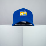 Quietly courageous embroidered baseball cap blue / yoga / mental health / self care / gift for her / embroidery / patch / hat / dad hat / cap // Hatty Hats / iron on patch / embroidered patch / badge / applique / embroidered / punk patches / trucker hat / snapback / caps / dad hats / baseball hat / mens hat / womens hat / embroidered hat / dad cap / embroidered cap