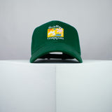 Quietly courageous embroidered baseball cap green / yoga / mental health / self care / gift for her / embroidery / patch / hat / dad hat / cap // Hatty Hats / iron on patch / embroidered patch / badge / applique / embroidered / punk patches / trucker hat / snapback / caps / dad hats / baseball hat / mens hat / womens hat / embroidered hat / dad cap / embroidered cap