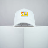 Quietly courageous embroidered baseball cap white / yoga / mental health / self care / gift for her / embroidery / patch / hat / dad hat / cap // Hatty Hats / iron on patch / embroidered patch / badge / applique / embroidered / punk patches / trucker hat / snapback / caps / dad hats / baseball hat / mens hat / womens hat / embroidered hat / dad cap / embroidered cap