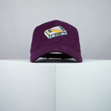 Rocky movie embroidered baseball cap burgundy / retro VHS / 80s / boxing / vintage / rocky balboa / embroidery / patch / dad / hat / cap / clothing // Hatty Hats / iron on patch / dad hat embroidered patch / badge / applique / embroidered / punk patches / trucker hat / snapback / caps / dad hats / baseball hat / mens hat / womens hat / embroidered hat / dad cap / embroidered cap