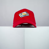 Rocky movie embroidered baseball cap red / retro VHS / 80s / boxing / vintage / rocky balboa / embroidery / patch / dad / hat / cap / clothing // Hatty Hats / iron on patch / dad hat embroidered patch / badge / applique / embroidered / punk patches / trucker hat / snapback / caps / dad hats / baseball hat / mens hat / womens hat / embroidered hat / dad cap / embroidered cap