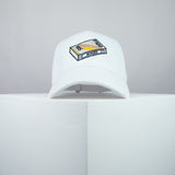 Rocky movie embroidered baseball cap white / retro VHS / 80s / boxing / vintage / rocky balboa / embroidery / patch / dad / hat / cap / clothing // Hatty Hats / iron on patch / dad hat embroidered patch / badge / applique / embroidered / punk patches / trucker hat / snapback / caps / dad hats / baseball hat / mens hat / womens hat / embroidered hat / dad cap / embroidered cap