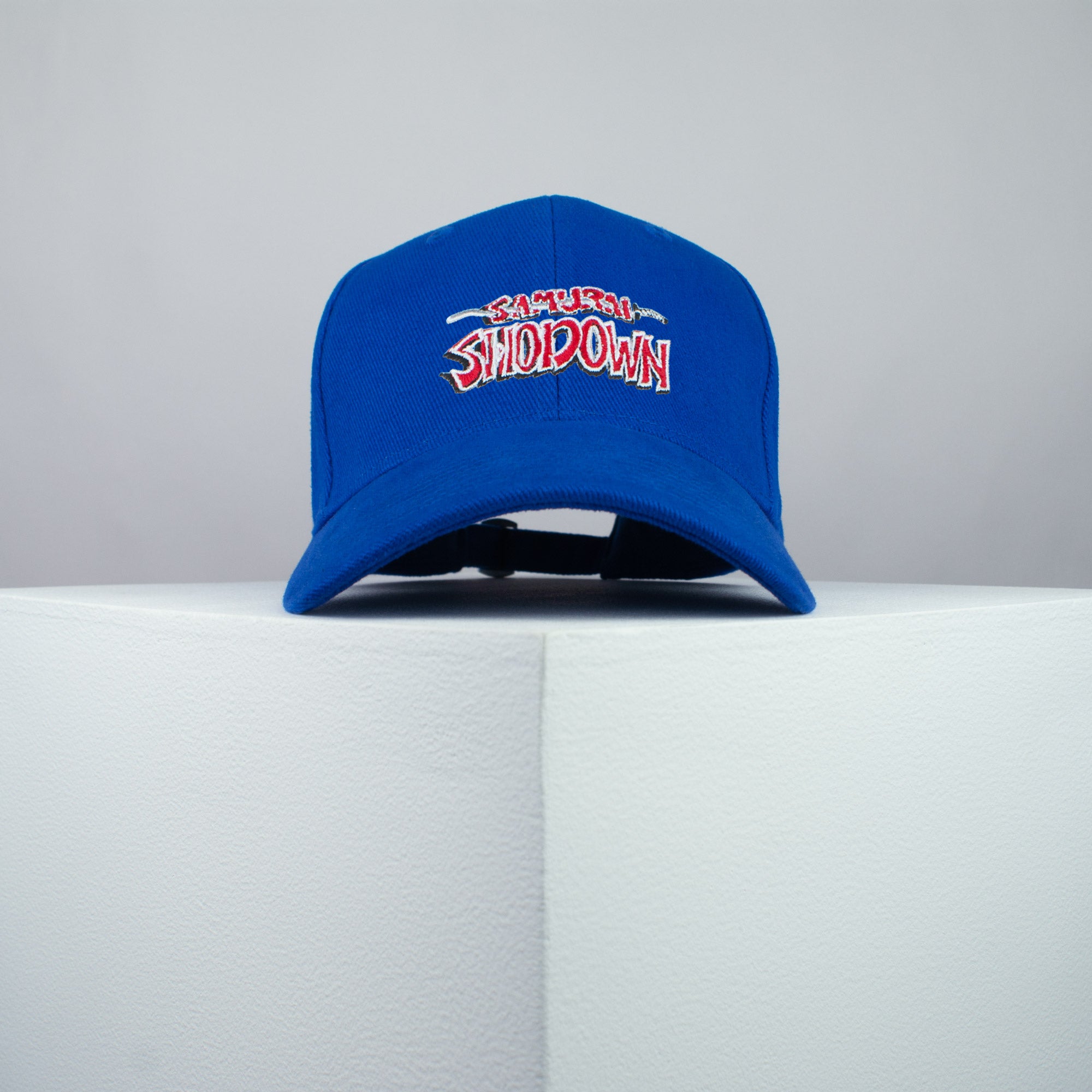 Samurai Shodown Nintendo Gameboy game embroidered baseball cap blue / retro / vintage / gamer / gaming / embroidery / patch / hat / dad hat / cap / iron on patch / embroidered patch / badge / applique / embroidered / punk patches / trucker hat / snapback / caps / dad hats / baseball hat / mens hat / womens hat / embroidered hat / dad cap / embroidered cap