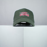 Samurai Shodown Nintendo Gameboy game embroidered baseball cap olive green / retro / vintage / gamer / gaming / embroidery / patch / hat / dad hat / cap / iron on patch / embroidered patch / badge / applique / embroidered / punk patches / trucker hat / snapback / caps / dad hats / baseball hat / mens hat / womens hat / embroidered hat / dad cap / embroidered cap