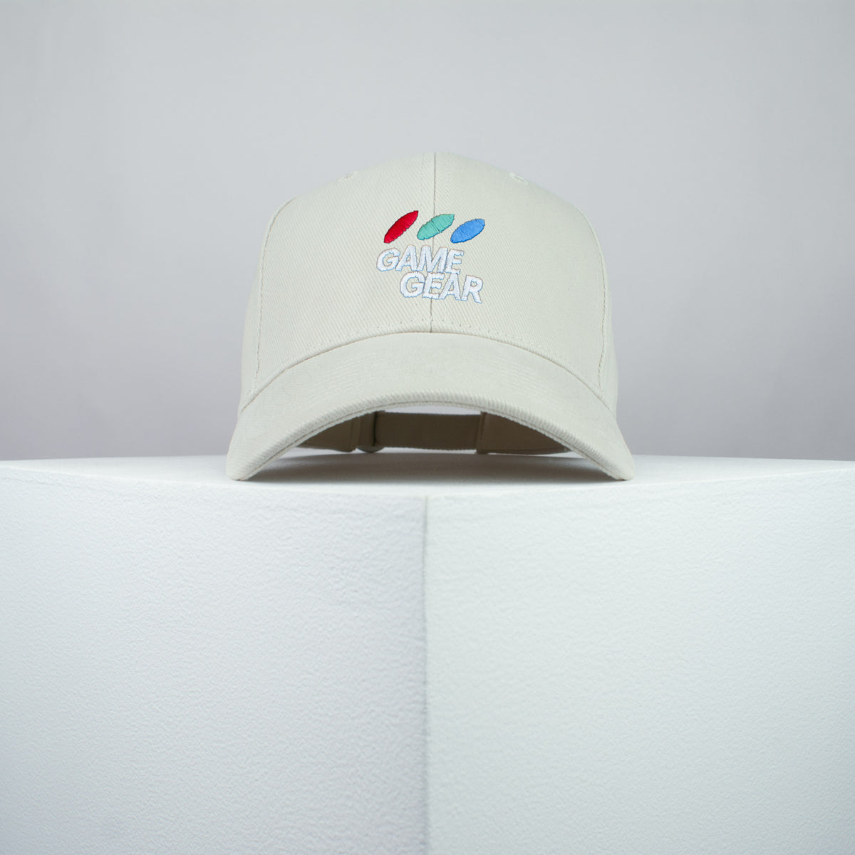Sega Game Gear embroidered baseball cap beige / gamer / gaming / retro video games / embroidery / patch / hat / dad hat / cap / iron on patch / embroidered patch / badge / applique / embroidered / punk patches / trucker hat / snapback / caps / dad hats / baseball hat / mens hat / womens hat / embroidered hat / dad cap / embroidered cap