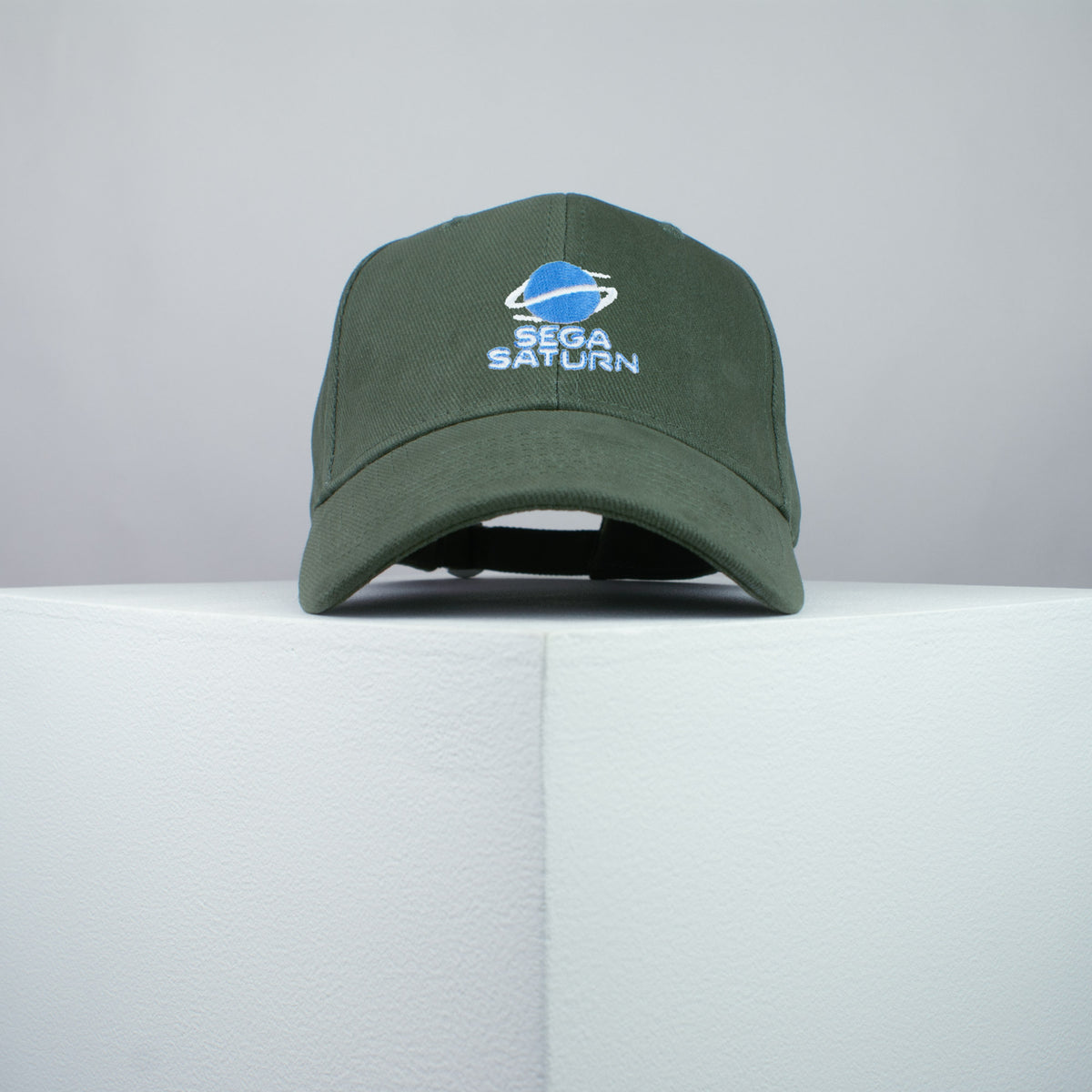 Sega Saturn embroidered baseball cap olive green / gamer / gaming / retro video games / embroidery / patch / hat / dad hat / cap / iron on patch / embroidered patch / badge / applique / embroidered / punk patches / trucker hat / snapback / caps / dad hats / baseball hat / mens hat / womens hat / embroidered hat / dad cap / embroidered cap