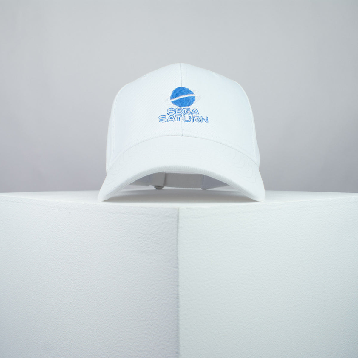 Sega Saturn embroidered baseball cap white / gamer / gaming / retro video games / embroidery / patch / hat / dad hat / cap / iron on patch / embroidered patch / badge / applique / embroidered / punk patches / trucker hat / snapback / caps / dad hats / baseball hat / mens hat / womens hat / embroidered hat / dad cap / embroidered cap