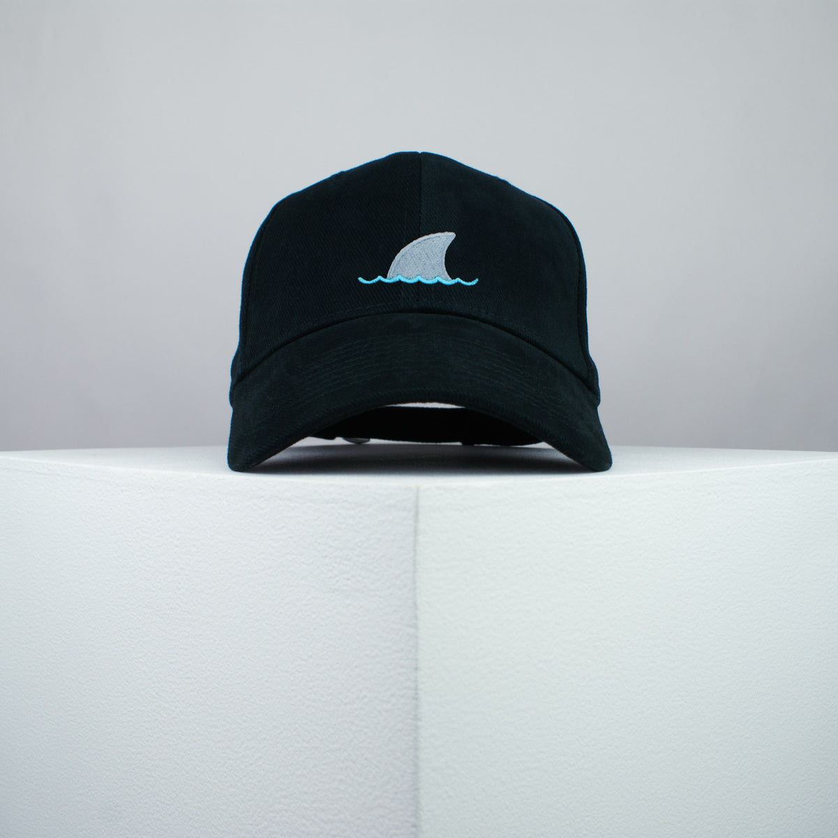 Shark Fin in Water Baseball Cap
