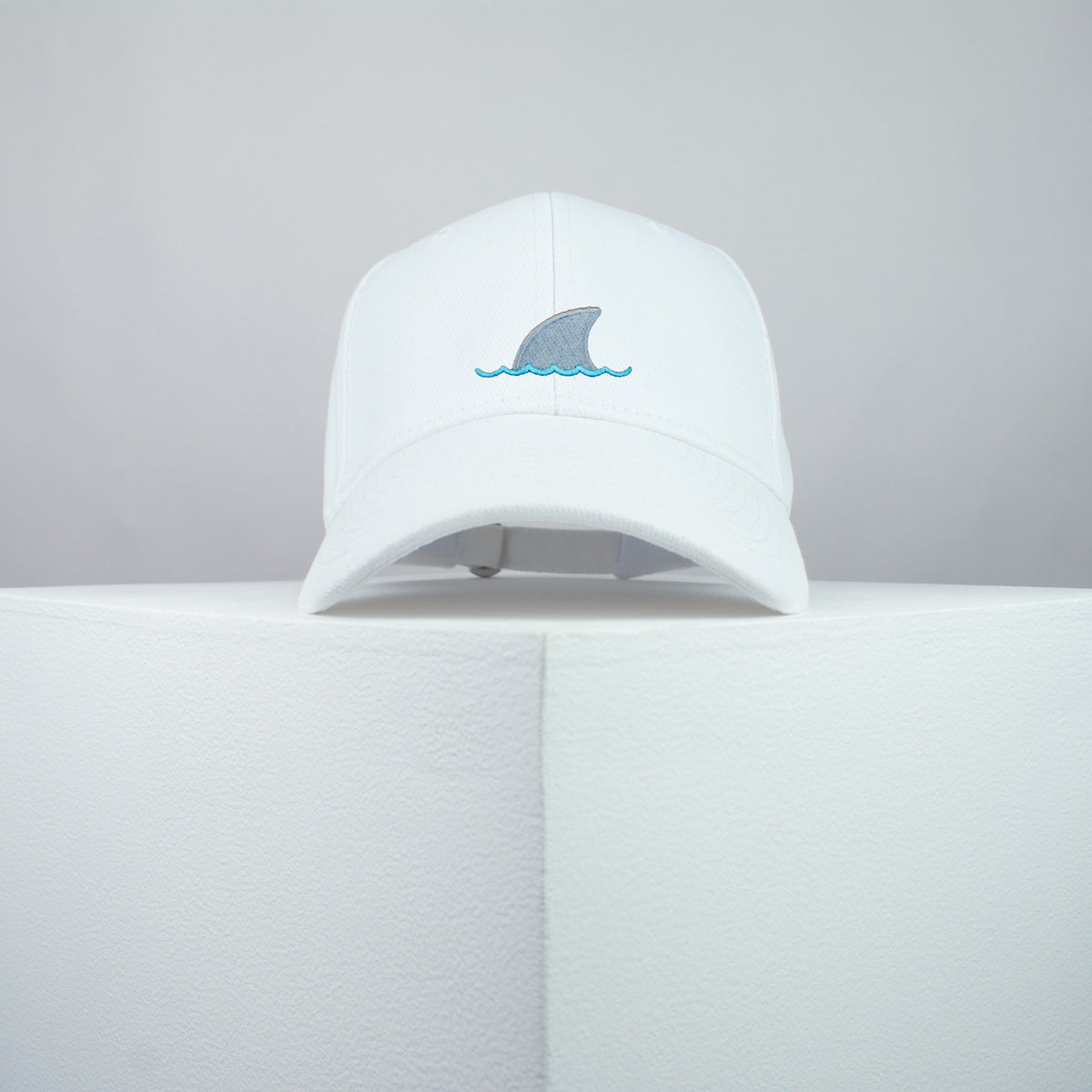 Shark Fin in Water Baseball Cap