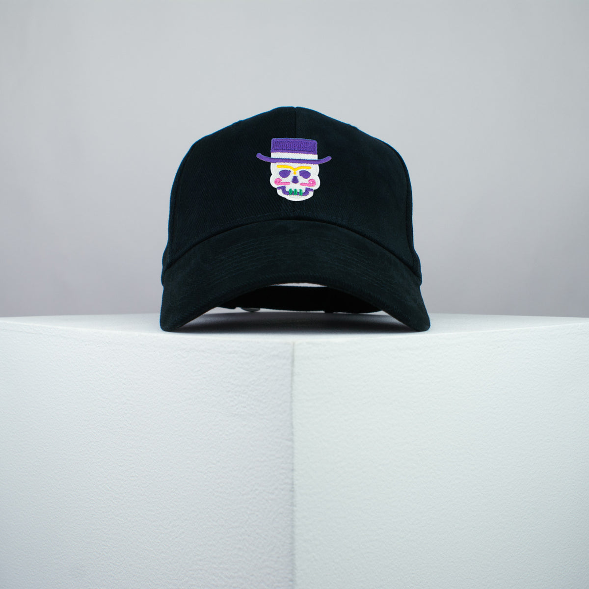 Skull Top Hat Baseball Cap