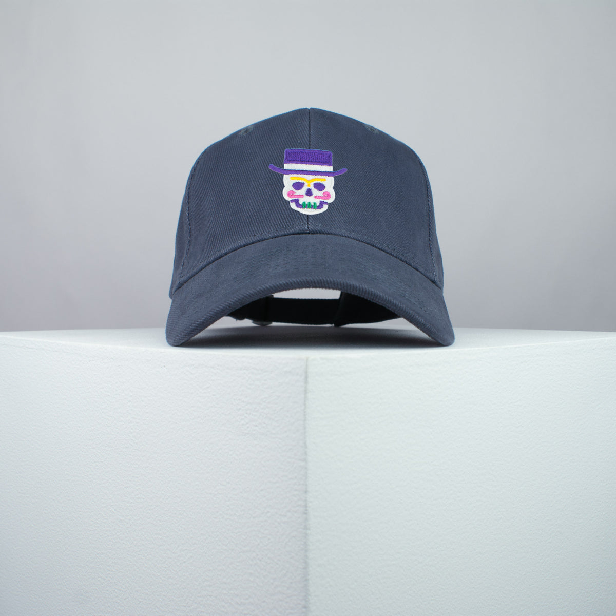 Skull Top Hat Baseball Cap
