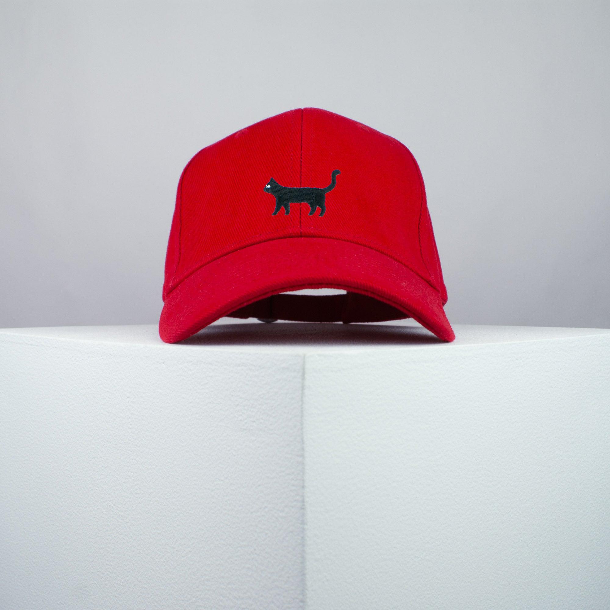 Standing Black Cat Baseball Cap