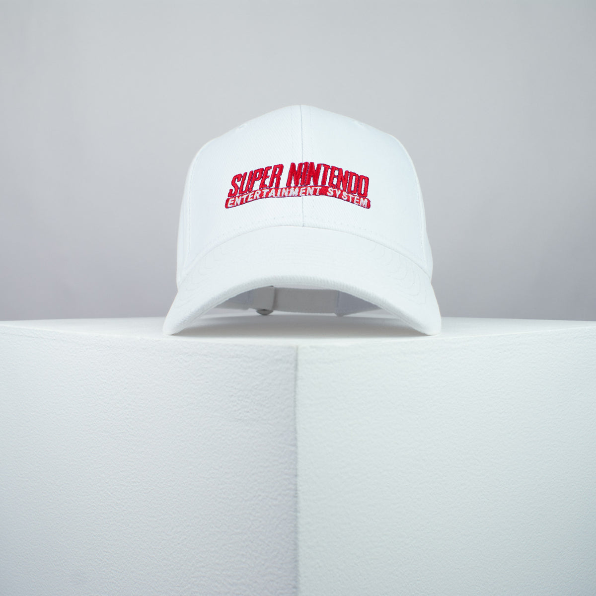 Super Nintendo embroidered baseball cap white / gamer / gaming / SNES retro video games / embroidery / patch / hat / dad hat / cap / iron on patch / embroidered patch / badge / applique / embroidered / punk patches / trucker hat / snapback / caps / dad hats / baseball hat / mens hat / womens hat / embroidered hat / dad cap / embroidered cap