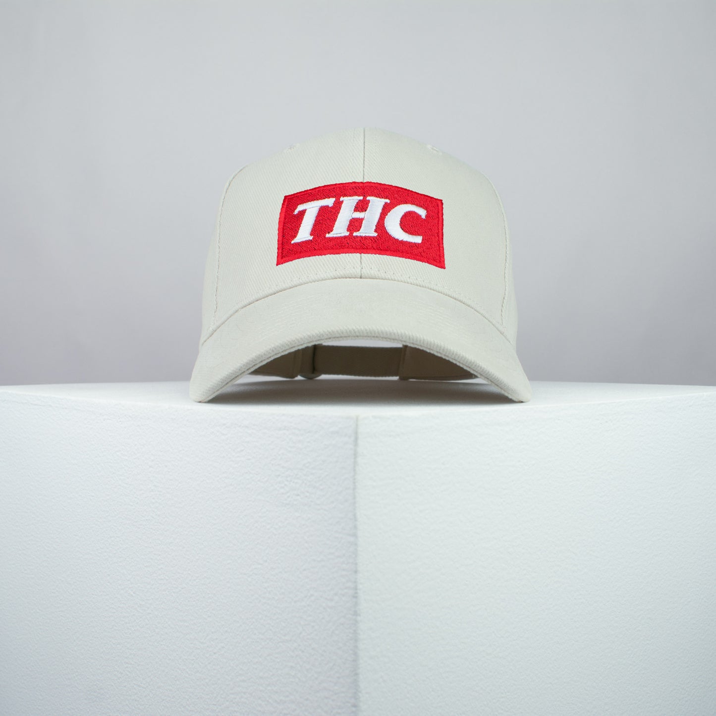 THC / KFC embroidered baseball cap beige / brand twisters / cannabis / weed / food / embroidery / patch / dad / hat / cap / clothing // Hatty Hats / iron on patch / dad hat embroidered patch / badge / applique / embroidered / punk patches / trucker hat / snapback / caps / dad hats / baseball hat / mens hat / womens hat / embroidered hat / dad cap / embroidered cap
