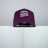 Taking the piss embroidered baseball cap burgundy / yoga / meditation / anxiety / gift for her / embroidery / patch / hat / dad hat / cap / iron on patch / embroidered patch / badge / applique / embroidered / punk patches / trucker hat / snapback / caps / dad hats / baseball hat / mens hat / womens hat / embroidered hat / dad cap / embroidered cap