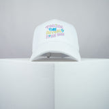 Taking the piss embroidered baseball cap white / yoga / meditation / anxiety / gift for her / embroidery / patch / hat / dad hat / cap / iron on patch / embroidered patch / badge / applique / embroidered / punk patches / trucker hat / snapback / caps / dad hats / baseball hat / mens hat / womens hat / embroidered hat / dad cap / embroidered cap