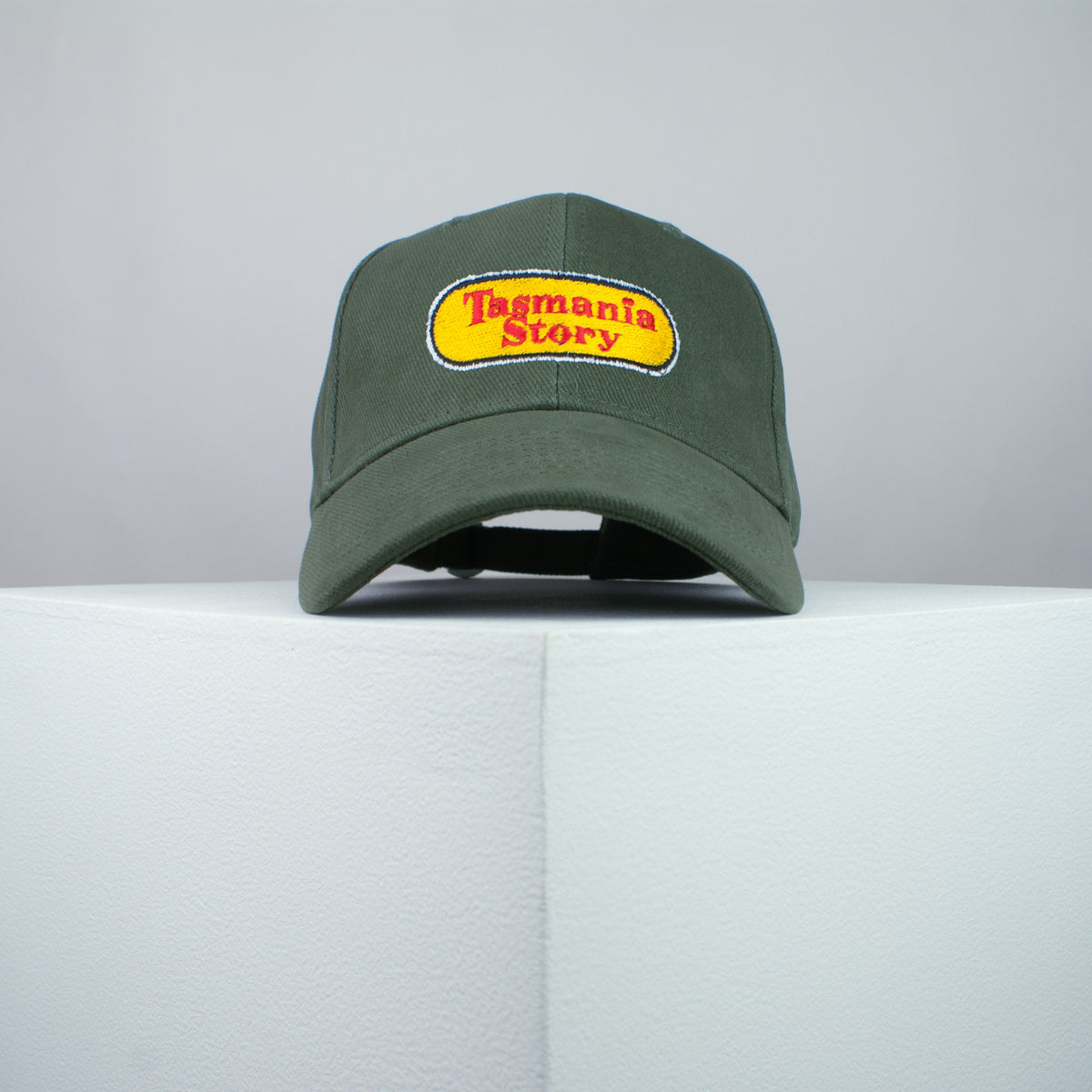 Tasmania Story Nintendo Gameboy game embroidered baseball cap olive green / retro / vintage / gamer / gaming / embroidery / patch / hat / dad hat / cap / iron on patch / embroidered patch / badge / applique / embroidered / punk patches / trucker hat / snapback / caps / dad hats / baseball hat / mens hat / womens hat / embroidered hat / dad cap / embroidered cap