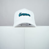 The Flintstones Nintendo Gameboy game embroidered baseball cap white / retro / vintage / gamer / gaming / embroidery / patch / hat / dad hat / cap / iron on patch / embroidered patch / badge / applique / embroidered / punk patches / trucker hat / snapback / caps / dad hats / baseball hat / mens hat / womens hat / embroidered hat / dad cap / embroidered cap