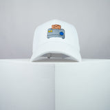 Toaster embroidered baseball cap white / kitchen / bread / miniature / food / embroidery / patch / hat / dad hat / cap / iron on patch / embroidered patch / badge / applique / embroidered / punk patches / trucker hat / snapback / caps / dad hats / baseball hat / mens hat / womens hat / embroidered hat / dad cap / embroidered cap